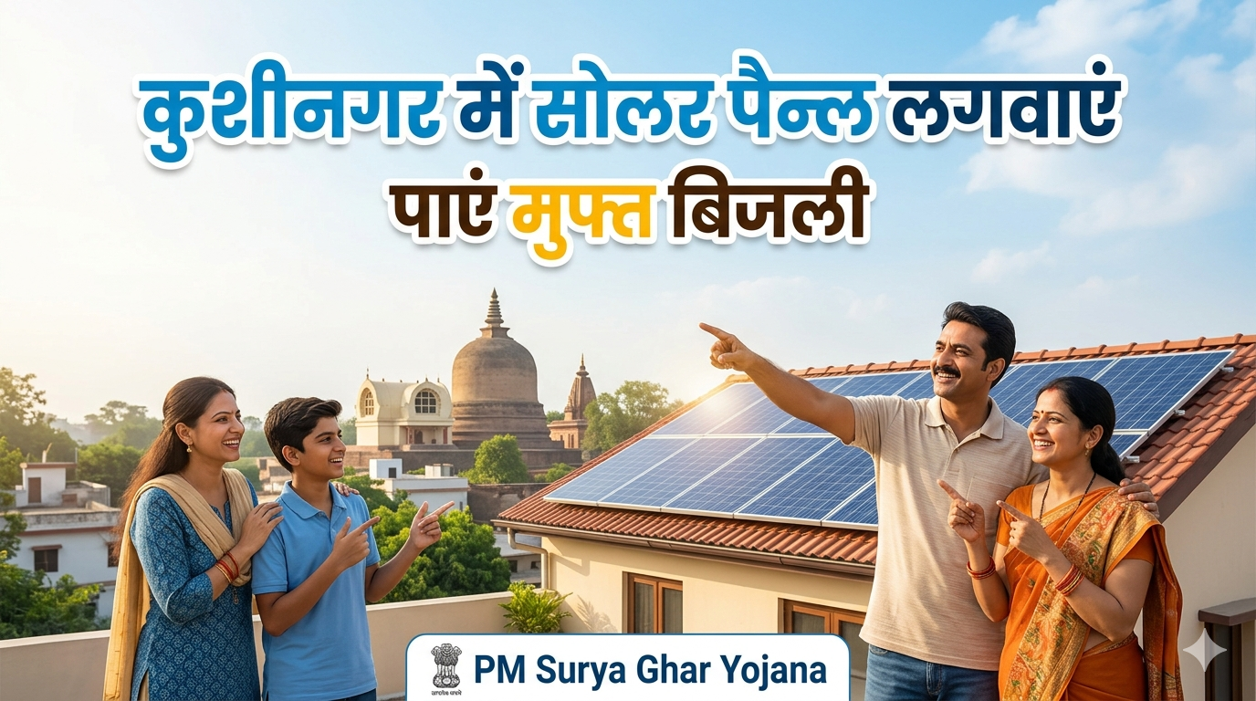 कुशीनगर में टॉप सोलर सर्विस | Solar Panel Installation Kushinagar – लगवाएं सोलर और पाएं मुफ्त बिजली